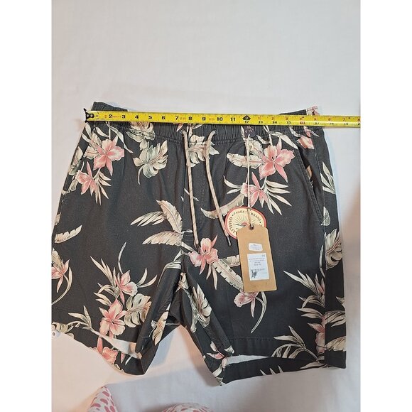 Mens Faherty tropical print drawstring shorts pockets 6.5 inseam Size XL New - Picture 11 of 16